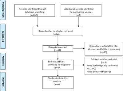 Hepatoid Adenocarcinoma of the Lung: A Systematic Review of the Literature From 1981 to 2020